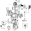 Page C Diagram and Parts List for XR-50A  Weed Eater Trimmer